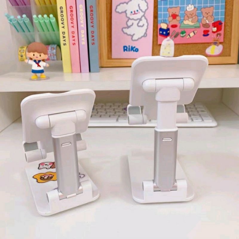 ✨ฟรีสติ๊กเกอร์✨ ขาตั้งมือถือ แท่นวางมือถือ ที่ตั้งโทรศัพท์ ไอแพด แท็บเล็ต ที่ตั้งมือถือ แท่นวางปรับมุมได้ ขาตั้งมือถือ - รูปที่ 4
