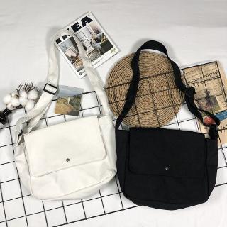 Canvas messenger bag simple versatile shoulder bag