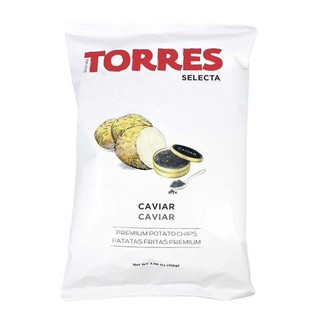 Torres Caviar Potato Chips 125g ตอร์เรสมันฝรั่งทอดกรอบคาเวียร์ 125 กรัม