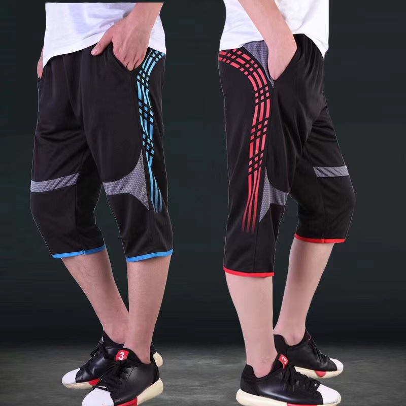 กางเกงขาสั้นผู้ชายวิ่งหลวมแห้งเร็วสบายระบายอากาศกางเกงกีฬา