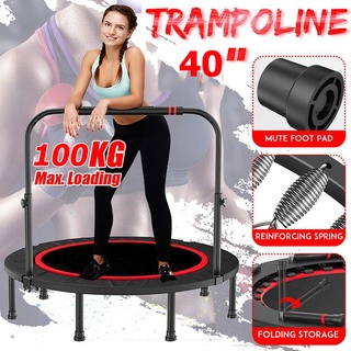 【One_boutique】แทรมโพลีน Trampoline 40 นิ้ว แทมโพลีน สปริงบอร์ด กระโดด