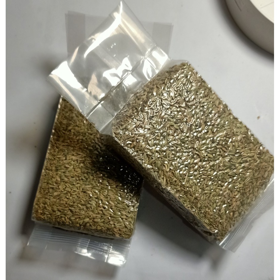 เทียนข้าวเปลือก เทียนแกลบ น้ำหนัก 150 กรัม FENNEL SEEDS organic 100% คุณภาพแน่นอน