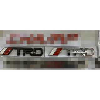 TRD SPORTIVO โลโก้ ป้าย สแตนเลส โลหะ FORTUNER ALTIS YARIS VIOS REVO VIGO TOYOTA  EMBLEM BADGE STICKER