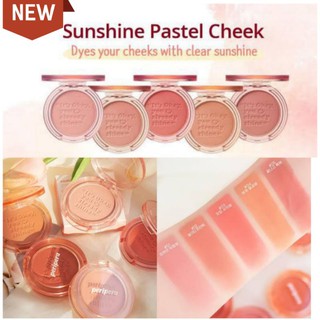 ❌หมดจ้า❌ บลัชออน Peripera PURE BLUSHED SUNSHINE CHEEK ที่ทาแก้ม ที่ปัดแก้ม บรัชออนเกาหลี