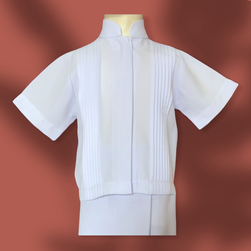 ชุดปฏิบัติธรรมสีขาวหรับเด็กเล็ก (ไซส์อื่นๆสอบถามได้ค่ะ)