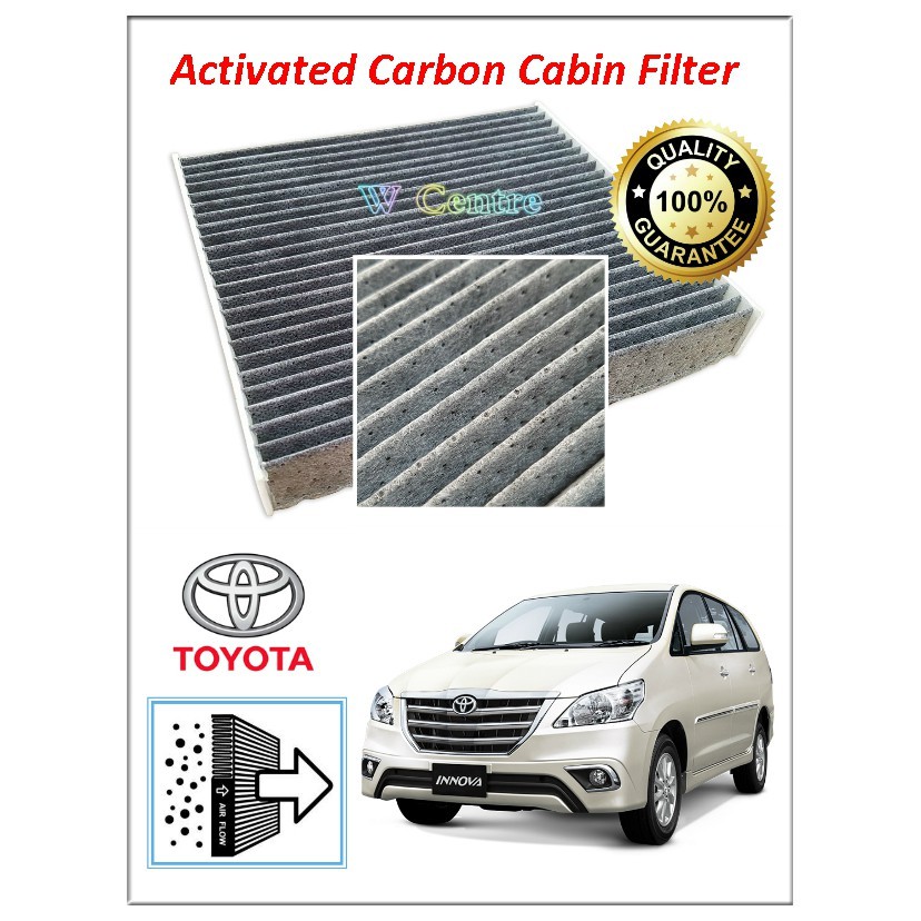 กรองแอร์ Toyota Innova TGN40 Denso Activate Carbon