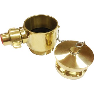 ข้อต่อสวมเร็วหัวจ่ายน้ำดับเพลิงและฝาปิดพร้อมโซ่ชนิดทองเหลือง…