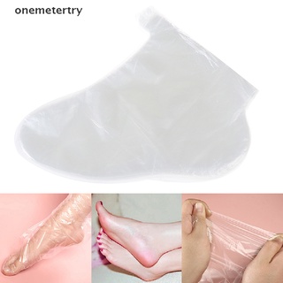 【onem】 ถุงเท้าพลาสติกใส แบบใช้แล้วทิ้ง สําหรับอาบน้ํา สปา 100 ชิ้น