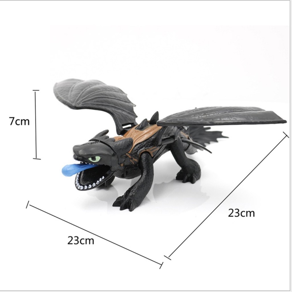 โมเดลมังกรเพลิงนิล Dragon Night Fury รูปที่ 6