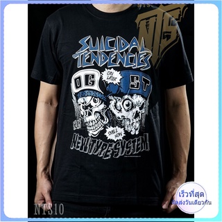 0 Suicidal Tendencies ROCK เสื้อยืด เสื้อวง เสื้อดำ สกรีนลายอย่างดี ผ้าหนานุ่ม  T SHIRT S M L XL XXL