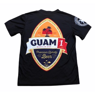 Guam Beer 1 The Island King นําเข้า คุณภาพพรีเมี่ยม | เสื้อยืดลําลอง ผ้าฝ้าย 100% แขนสั้น คอกลม พิมพ์ลาย สําหรับผู้ชาย