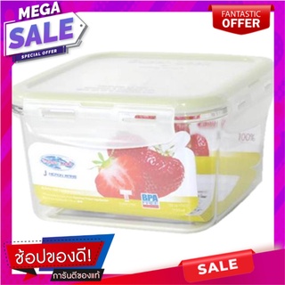 กล่องอาหาร เหลี่ยม 1.15 ลิตร SUPER LOCK TRITAN ภาชนะใส่อาหาร FOOD CONTAINER MICRON SUPER LOCK TRITAN 1.15L