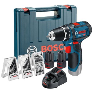 BOSCH GSR12-2LI สว่านไร้สาย (SET) 12V 2Ah แบต 2 ก้อน#06018681K7