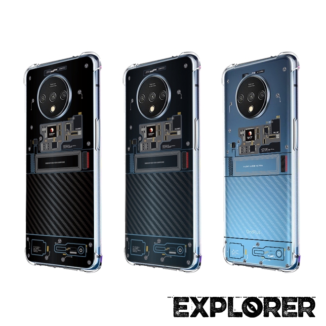 เคส สำหรับ OnePlus 7T [Explorer Series] 3D Anti-Shock Protection TPU Case