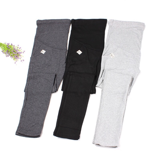 เลคกิ้งคนท้องขายาว มาใหม่! มีกระเป๋าข้าง ผ้าไม่บาง รหัส L001perfume dessert 62rG