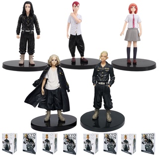 【พร้อมส่ง】ตุ๊กตาฟิกเกอร์ Tokyo Revengers Mikey Manjiro Sano Chifuyu Matsuno Takemichi Hanagaki ขนาด 17 ซม. ของขวัญ ของเล่นสําหรับเด็ก