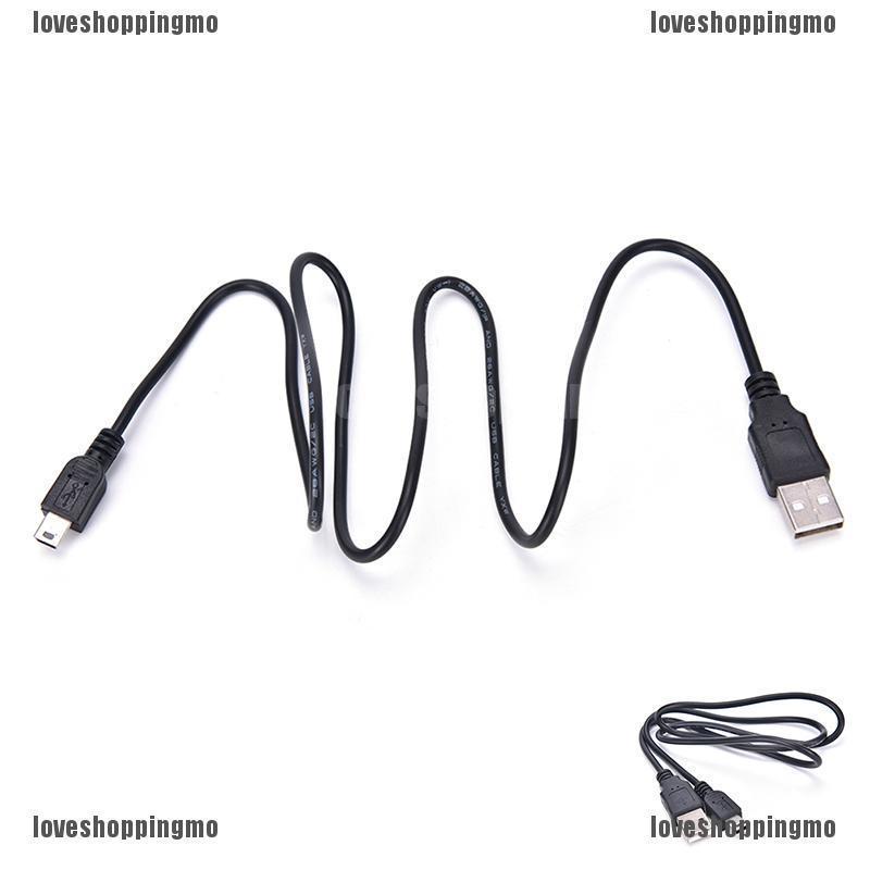 ส่งฟรี เมื่อซื้อ 99 พร้อมส่ง ที่ชาร์จโทรศัพท์ Usb ยาว 1 เมตร Type A เป็น 5 Pin B