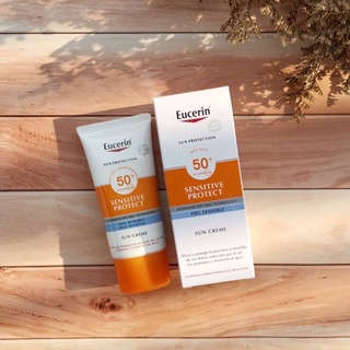 Eucerin Sun Creme Sensitive Protect SPF 50+ - 50ml (กันแดดเนื้อครีม สำหรับผิวบอบบาง แพ้ง่าย)