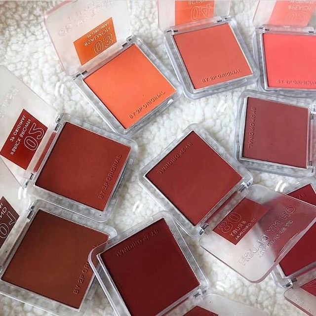 [[ของแท้💯‼️]] " OH MY BLUSH "  บลัชออนไร้ฝุ่น ❤️💗🧡💛