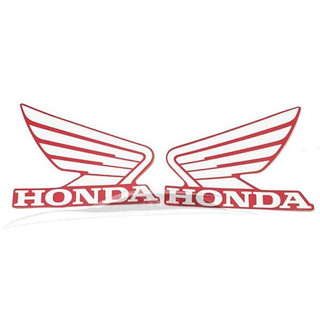 Sticker Honda มีปีก เครื่องหมายปีกนก ข้าง ซ้าย ขวา สีแดง MSX Honda