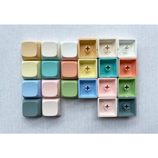พร้อมส่ง Keycap PBT Blank XDA Profile ขนาด 1U มี 43 สี สีพาสเทล​ คีย์แคป​ ปุ่มกด​ คีย์บอร์ด​ เปล่า Keycaps