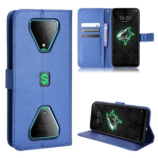 Xiaomi Black Shark 3 เคส เคสฝาพับ PU Leather Wallet Case Stand Holder Flip Xiaomi Black Shark3 เคส