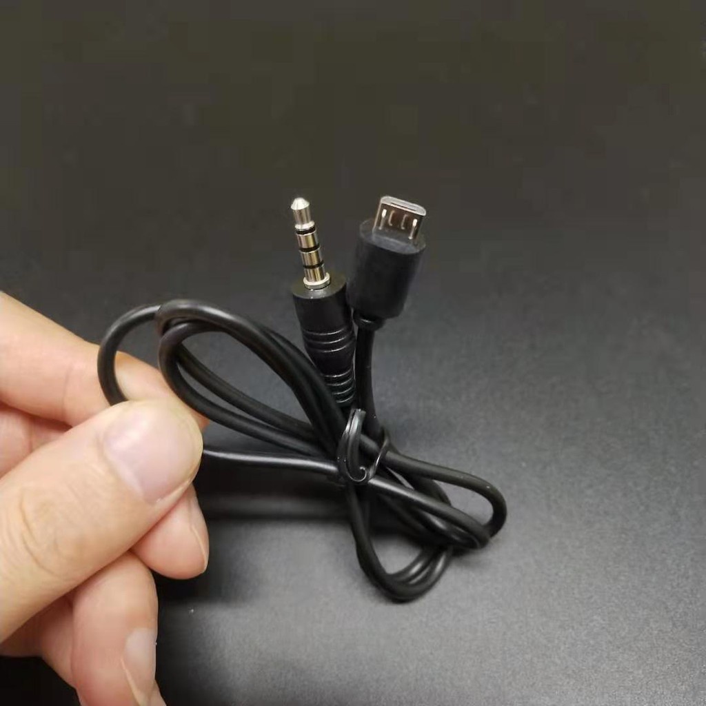 Android Micro USB เป็น DC 3.5 มม.อะแดปเตอร์เสียงสําหรับ V8 การ์ดเสียงเครื่องเล่นรถสีขาว TCH YIDEA