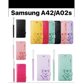 [ส่งจากไทย] เคสฝาพับ Domicat สำหรับรุ่น Samsung A42(5G)/A02S สินค้าพร้อมส่ง