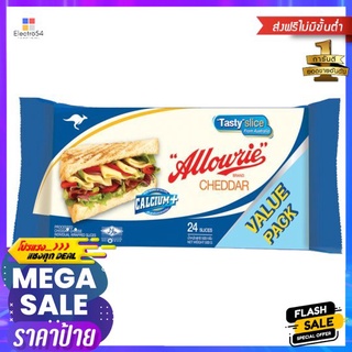 อลาวรี่ โพรเซสเชดด้าชีส 24 แผ่น 500ก._RALLOWRIE PROCESSED CHEDDAR 24 S 500G