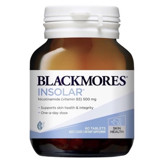 Blackmores Insolar Skin Health Vitamin B3 60 เม็ด วิตามินกันแดด