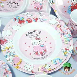 Hello Kitty My Day จานเมลามีน ถาดหลุม ชาม แก้วน้ำ จานคิตตี้ ถาดหลุมคิตตี้