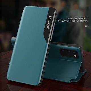 Samsung Galaxy Note 8 9 10 Plus 10 Lite/Note 20 Ultra Smart View เคสโทรศัพท์หนัง ฝาพับแม่เหล็ก กันตก