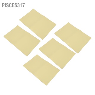 Pisces317 5pcs Thick Tattoo Practice Skin Blank Fake Supplies Double Available for Makeup Eyebrows