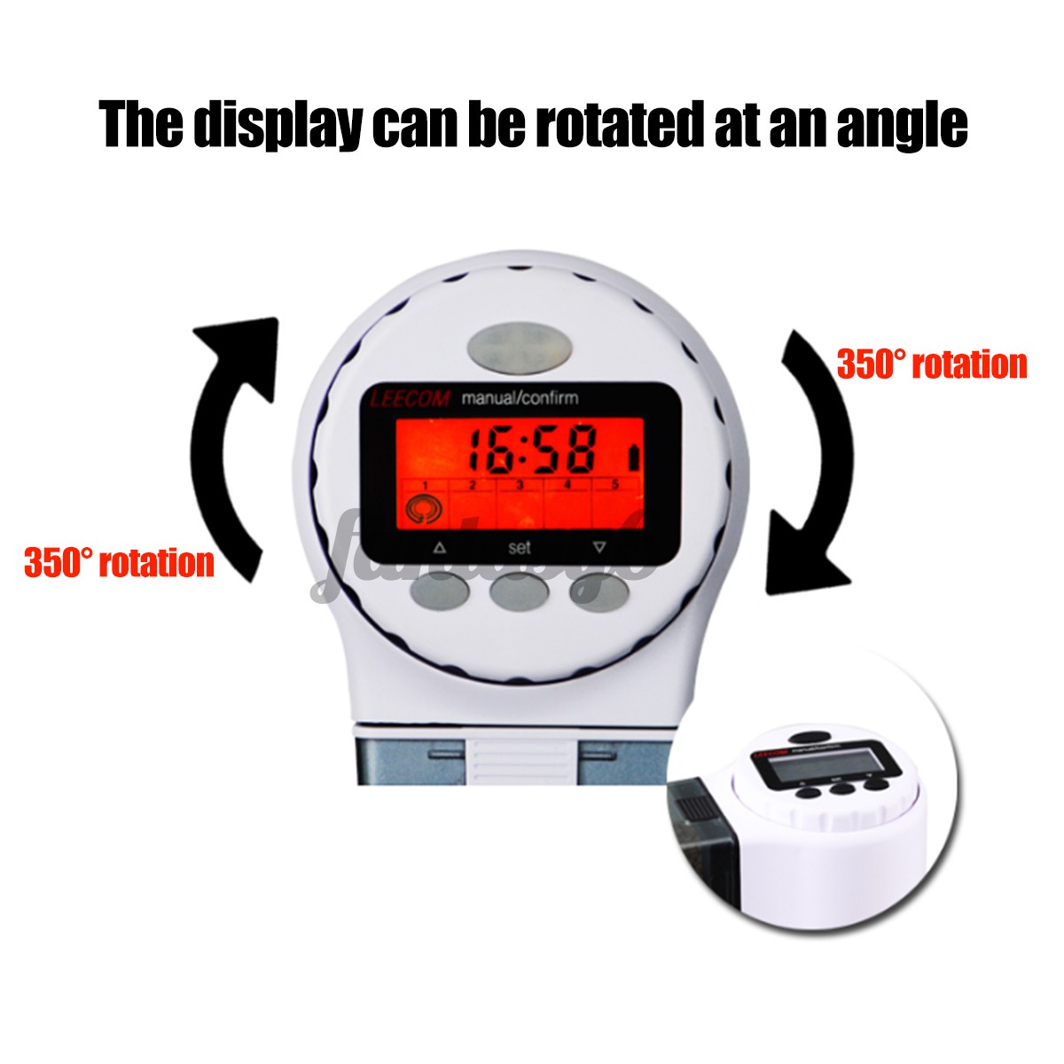 Automatic Auto Digital LCD Fish Food Feeder Timer For Aquarium Tank ...