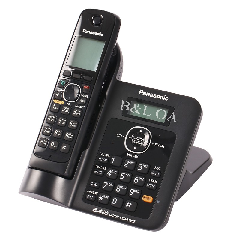 Panasonic Cordless Phone 2.4 GHz โทรศัพท์ไร้สายรุ่น KX-TG3811 (Caller ID)