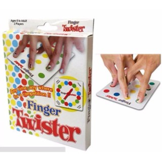 เกม Finger Twister Games เกมวางนิ้วตามสี Finger Dance Family Fun Board Game Kids Children NO6132Y