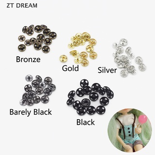 ZTD 24Pcs Mini Button Buckle for DIY 1/6 Doll Clothes Invisible Snap Sewing Parts 07