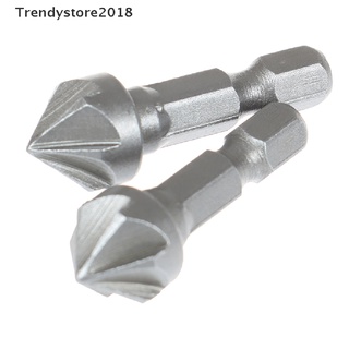 Trendystore2018 ดอกสว่านเคาน์เตอร์ซิงค์ 6 แชมเฟอร์ ด้ามจับหกเหลี่ยม สําหรับงานไม้