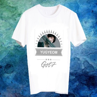 เสื้อยืดสีขาว สั่งทำ เสื้อยืด Fanmade เสื้อแฟนเมด เสื้อยืดคำพูด เสื้อแฟนคลับ PKJY19 GOT7 Yugyeom ยูคยอม