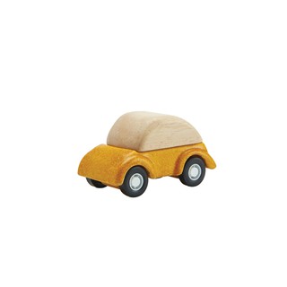 PlanToys 6282 Yellow Car ของเล่นรถเต่า สีเหลือง  ของเล่นเสริมพัฒนาการ ของเล่นไม้ ของเล่นสำหรับเด็กอายุ 3 ขวบขึ้นไป