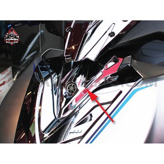 Aerox Dip film carbon and chrome Front Upper Small Cover for Yamaha Aerox by Musashi