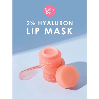 CATHY DOLL 2% HYALURON LIP MASK 4.5GZ ลิปมาส์กบำรุงริมฝีปาก เคที่ดอลล์