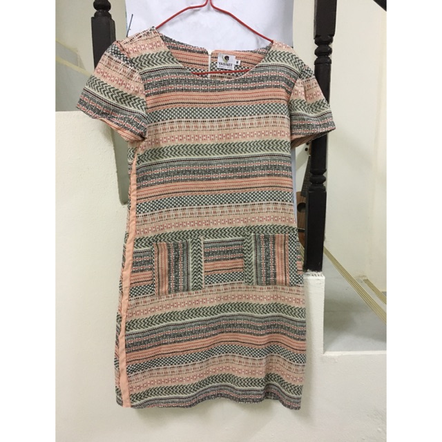 ป้าย yasinee classic style ชุดทำงาน ไซด์m อก33-35เอว28-29 สะโพก37-38 สีส้ม มือ2