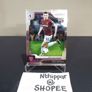 ขาย การ์ด Panini Prizm Premier League 2019-20 Declan Rice Base Westham United การ์ดฟุตบอล การ์ดนักบอล สะสมการ์ด ไรซ์