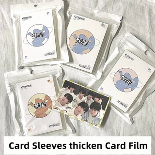 Card Sleeve 50pcs/pack Photocard Sleeves Idol Photo Protector YGO MTG VG Inner Sleeves Thickened Card Sleeve