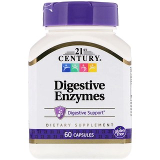 พร้อมส่ง !!! 21st Century, Digestive Enzymes, 60 Capsules