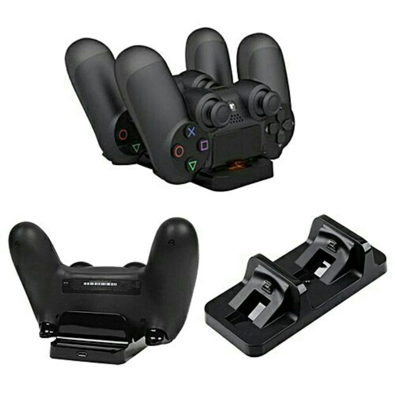 แท่นชาร์จจอย PS4 แบบคู่ ยี่ห้อ DOBE (PS4 Dual Charging Dock by DOBE) (ที่ชาร์จจอย PS4)