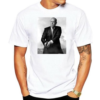 เสื้อยืด พิมพ์ลาย Bruce Willis 1 HerrenS-5XL