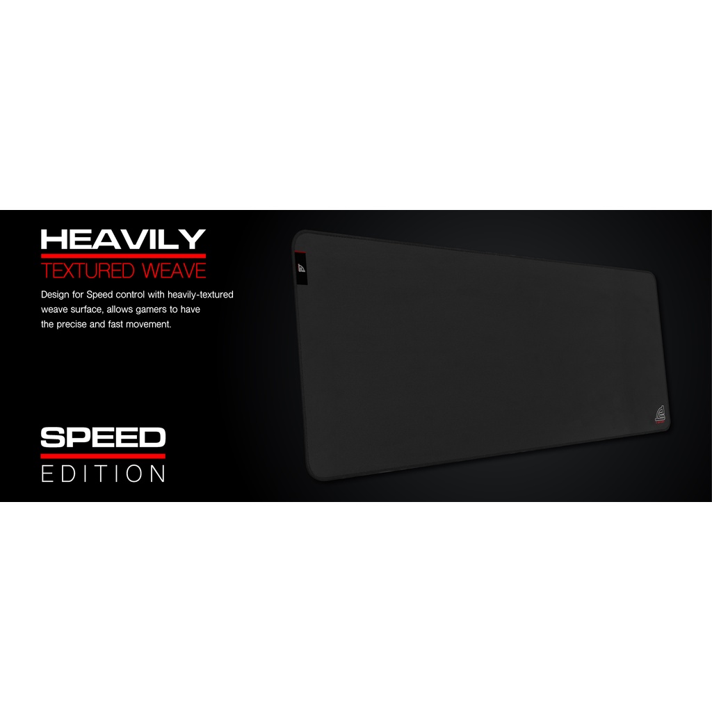 MOUSE PAD (เมาส์แพด) SIGNO GAMING (MT-330) AREAS-3 HEAVILY TEXTURED WEAVE ANTI-SLIP RUBBER BASE (900x400x3MM.) -ของแท้ #8