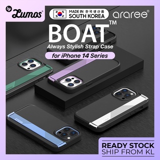 Araree iPhone 14 Series BOAT Series เคสโทรศัพท์ ป้องกัน สายคล้อง มีสไตล์